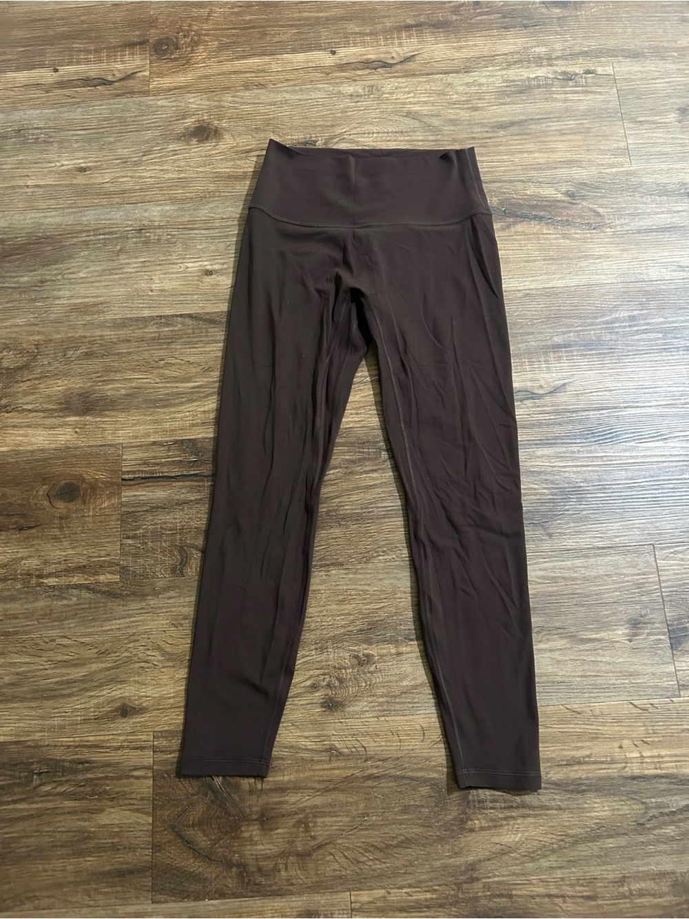 CRZ YOGA Butterluxe High-Waist No Front Seam Brown 25 inch Leggings- size medium - Picture 4 of 5